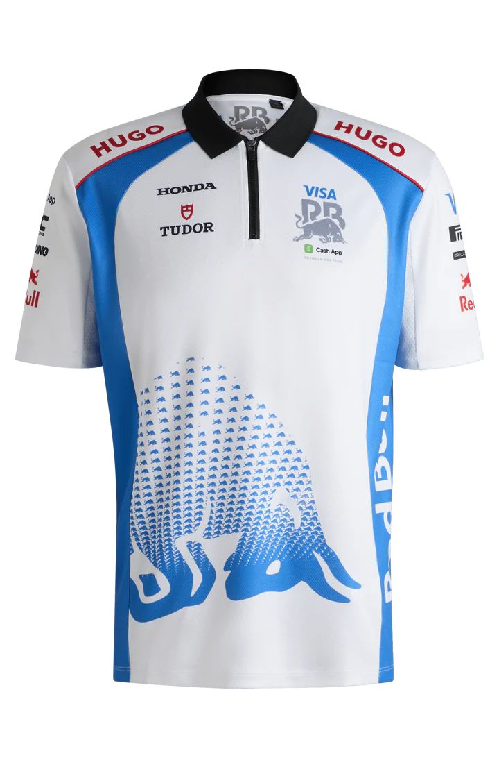 Visa Cash App RB F1 Team Mens White Polo