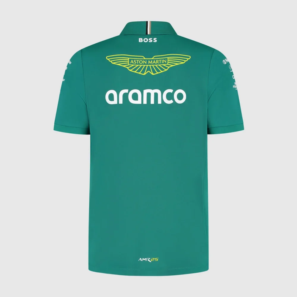 Aston Martin F1 Team Replica Polo Shirt - Image 2