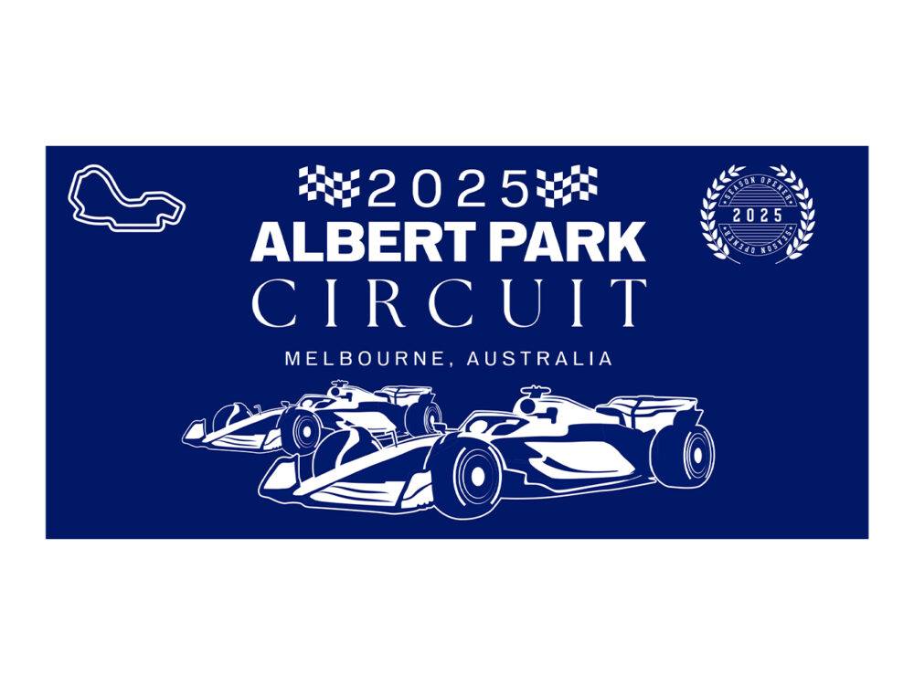 2025 Albert Park Checkered Can Cooler - Image 5