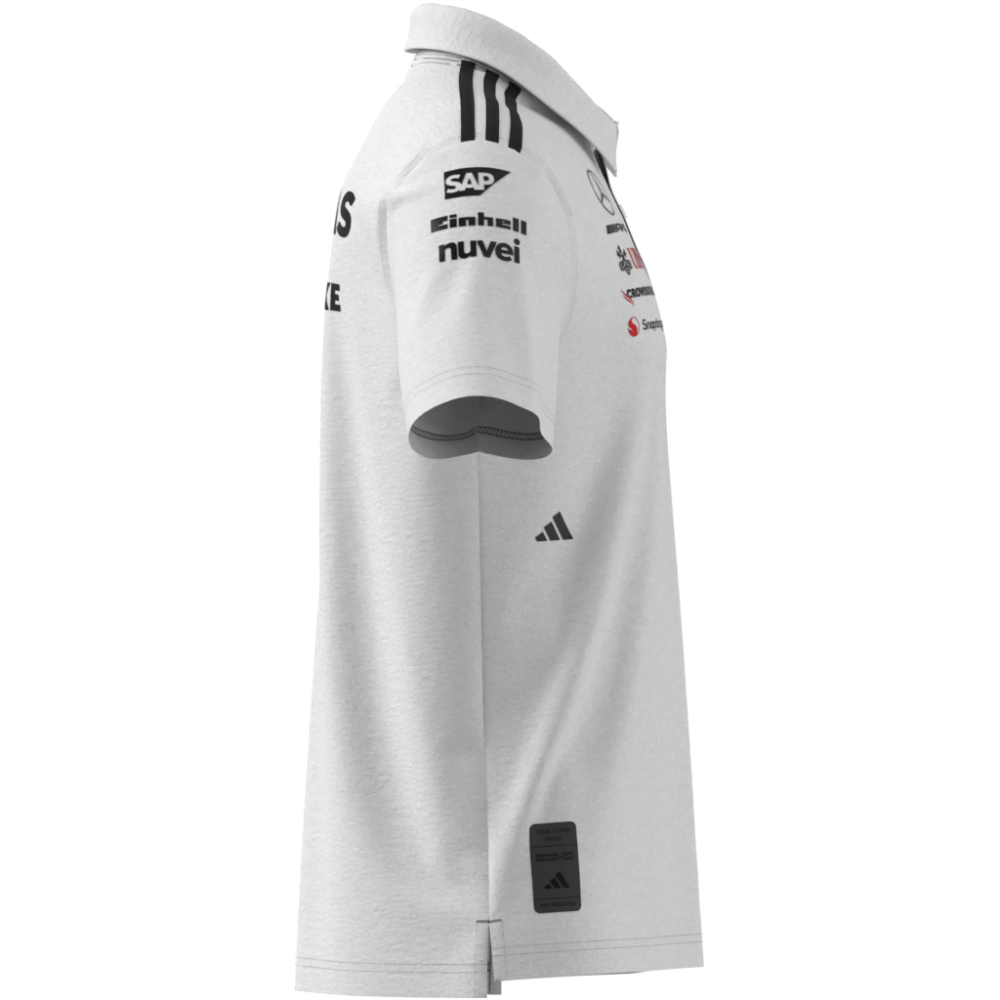 MERCEDES - AMG PETRONAS FORMULA ONE TEAM POLO WHITE MENS - Image 3