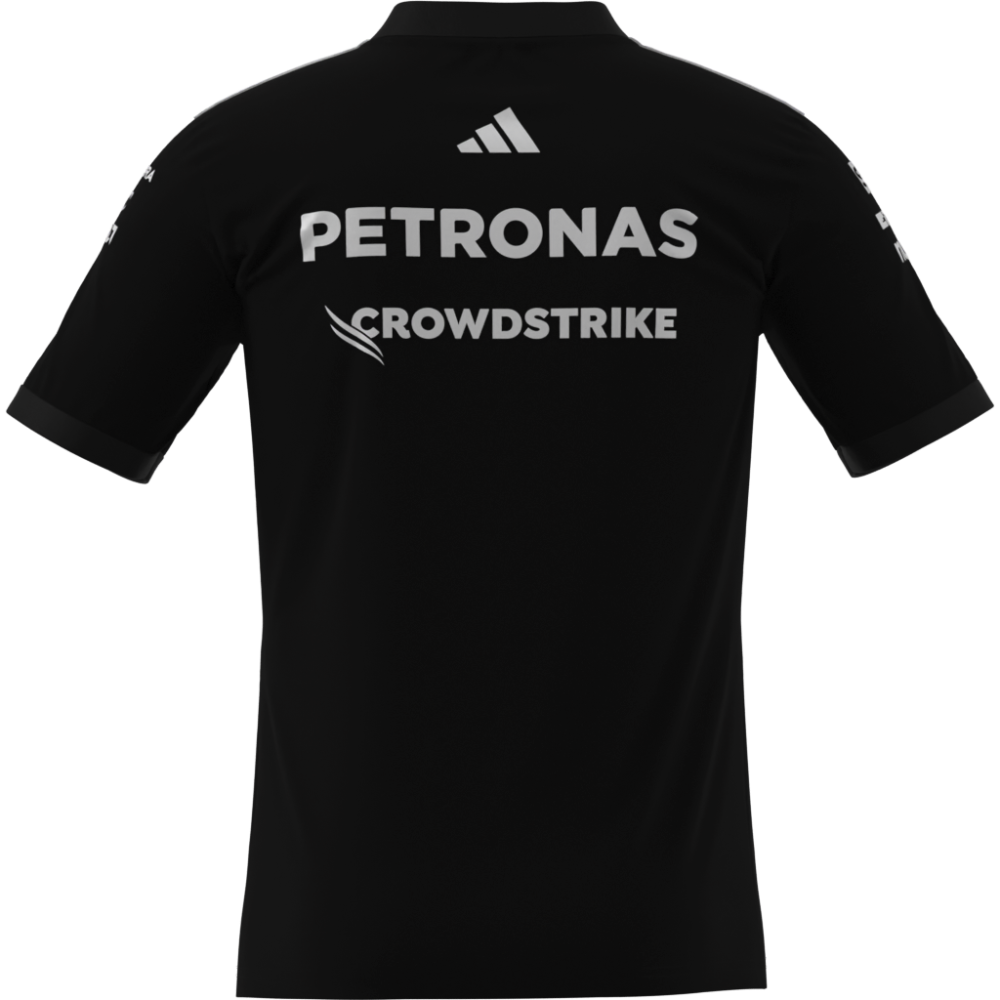 MERCEDES - AMG PETRONAS FORMULA ONE TEAM DRIVER JERSEY REPLICA BLACK MENS - Image 2