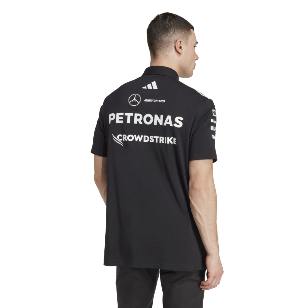 MERCEDES - AMG PETRONAS FORMULA ONE TEAM POLO BLACK MENS - Image 6