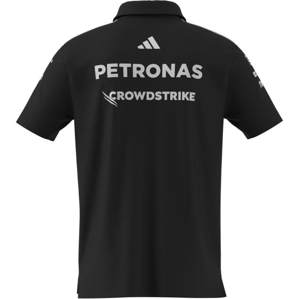 MERCEDES - AMG PETRONAS FORMULA ONE TEAM POLO BLACK MENS - Image 2