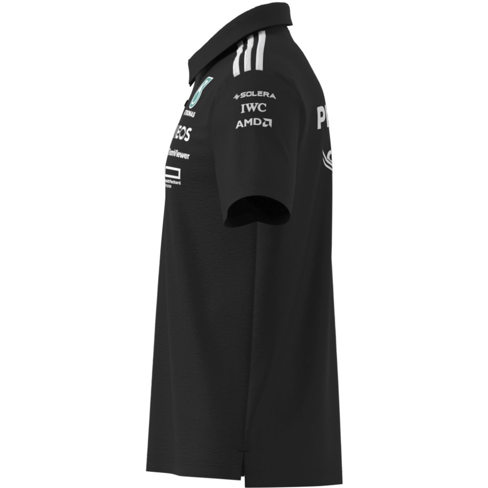 MERCEDES - AMG PETRONAS FORMULA ONE TEAM POLO BLACK MENS - Image 3