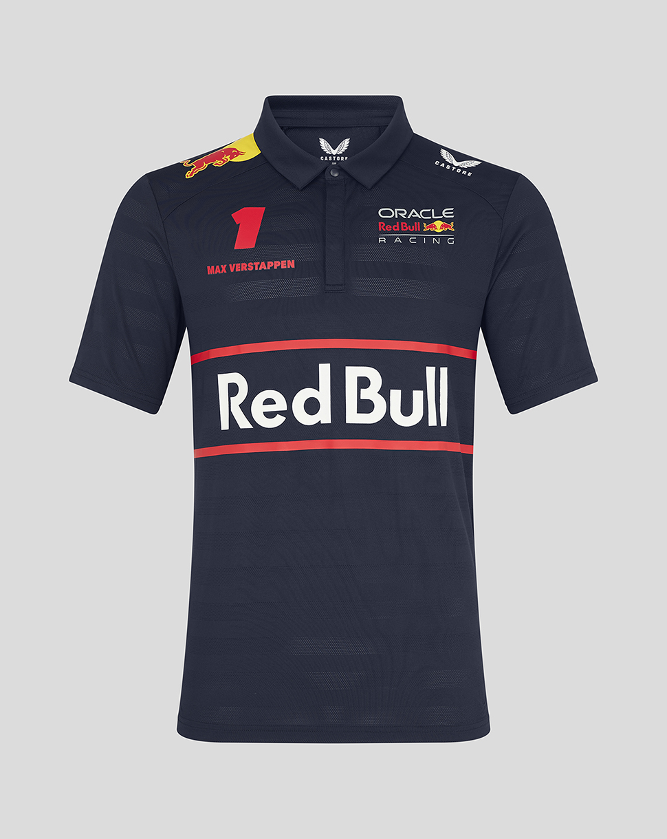 Red Bull F1 Driver Replica Mens Verstappen Polo Shirt